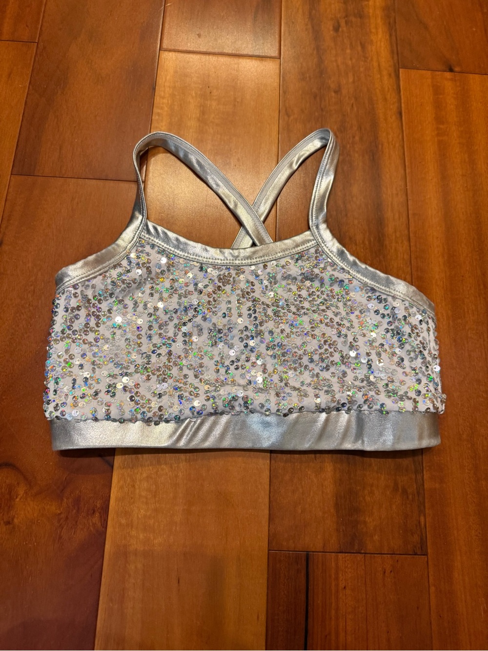 Double Platinum Large Child Sequin Top